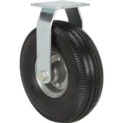 Strongway 10in Sawtooth Tread Rigid Flat-Free Rubber Foam-Filled Caster 300-Lb Capacity Strongway 10in Sawtooth Tread Rigid Flat-Free Rubber Foam-Filled Caster 300-Lb Capacity